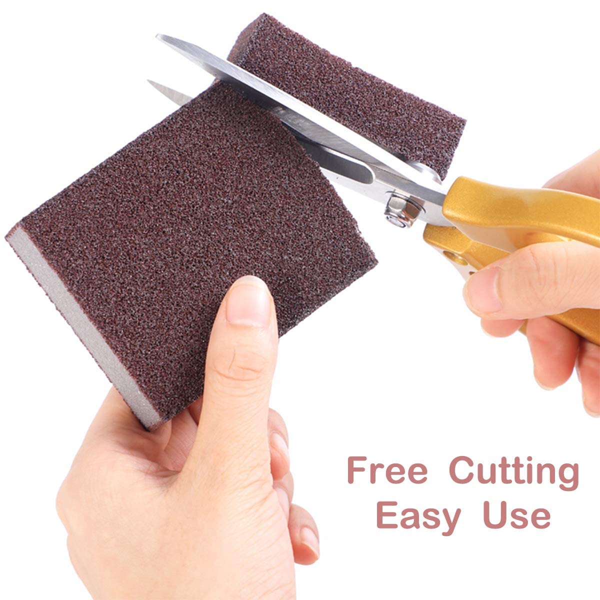 Krisler Carborundum Sponge Nano Emery Sponges Caspian Stone Pot Clean Brush Rust Eraser Grit Scouring Pads Pot Cleaning Pads with Carborundum Washing