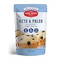 Miss Jones Baking Keto Blueberry Muffin Mix - Gluten Free, Low Carb, No Sugar Added, Naturally Sweetened Desserts & Treats - Diabetic, Atkins, WW, and Paleo Friendly (Pack of 1)
