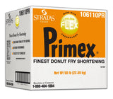 Primex Golden Flex Donut Fry Shortening, Plant-Based, Kosher, 50 Lb Box/Drum - Stratas Foods