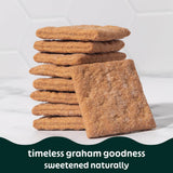 Must Love Classic Graham - No Added Sugar, Sweetened with Dates - Great for Pie Crust, Mini S'more, Cheese Boards - Simple Ingredients, Vegan