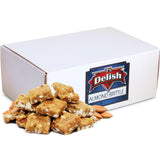 Gourmet Almond Brittle by It's Delish, 6 LBS Bulk Box - Old Fashion Style Almond Brittle in Square Cut Pieces - Sweet & Crunchy Candy in Bulk Great
