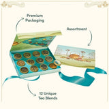 VAHDAM, Chai Tea Gift Set (12 varieties) Chai Loose Leaf Tea in Tin Caddy Gift Box | Exotic Chai Tea Blends | Gluten Free, Non GMO | Gifts for Men