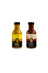 Duo Sauce NuSauce 12oz Bottle (Honey Mustard and Fajita) Low Calorie Sauces with Premium Ingredients