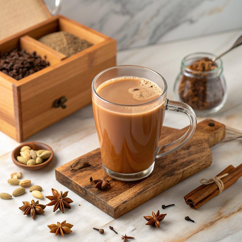 Classic Chai Tea Loose Leaf | CEYLON (110+ Cups) | 100% CERTIFIED ORGANIC Chai Ingredients| Black Tea, Cinnamon, Cardamom, Cloves & Black Pepper |