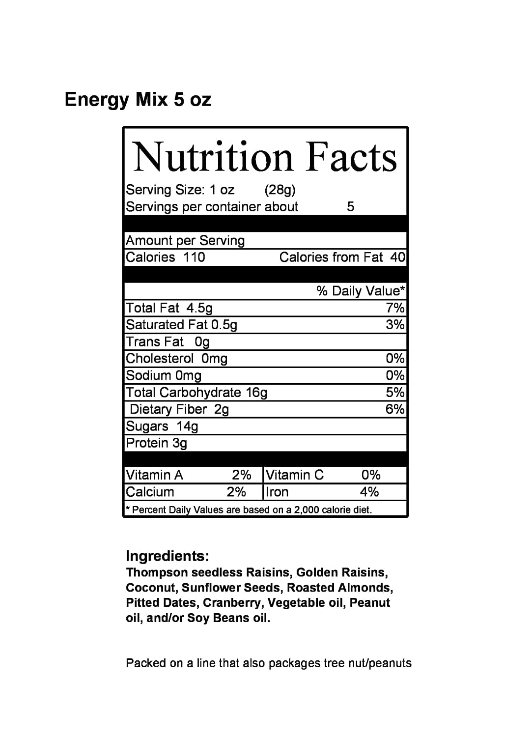 Energy Fruit and Nut Trail Mix by Its Delish, 2 lbs Bulk Bag, Energy Boost with Proteins, Fibers and Vitamins with Mixed Nuts & Dried Fruits