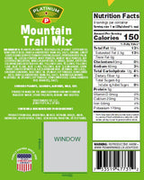 Platinum Mountain Trail Mix - Sweet & Crunchy Snack with Almonds, Cashews, Raisins & Chocolate Gems | Resealable 9 oz Bag for Heart-Healthy Energy