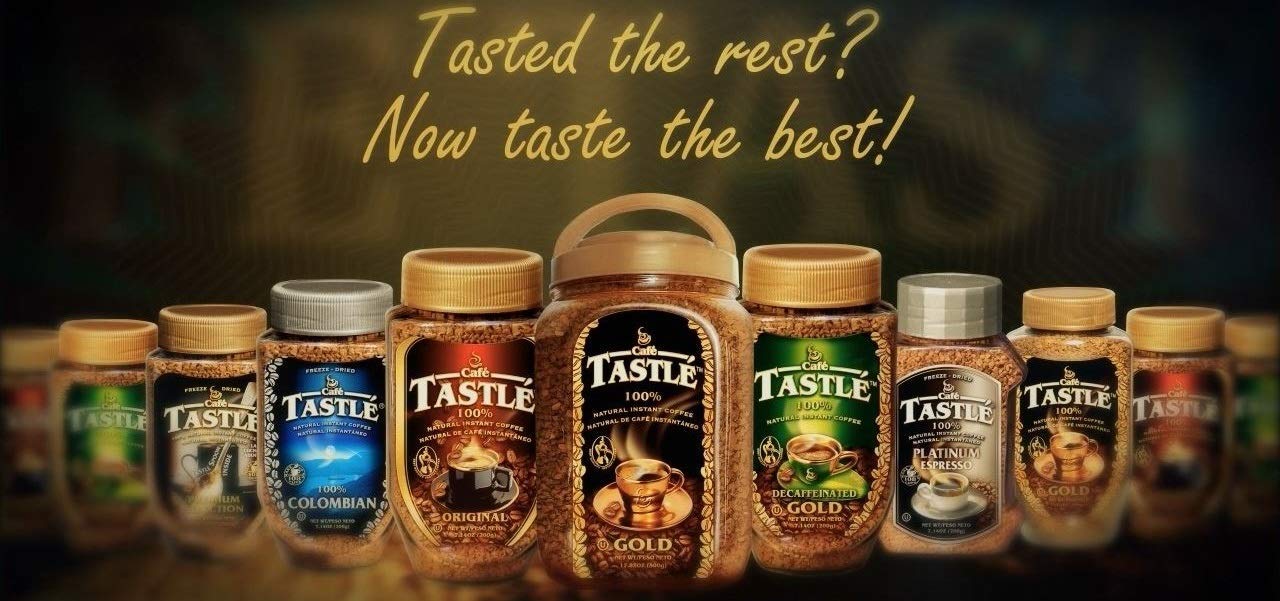 Cafe Tastle Gold Freeze Dried Instant Coffee, 4 Jars of 17.85 oz (71.40 Oz)