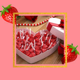 Candykrave Hershey'ss Kisses Strawberry Milk Chocolate candy - (2LB 180 pcs) - Bulk chocolate Silver Foil Candy variety pack - Delicious Treats