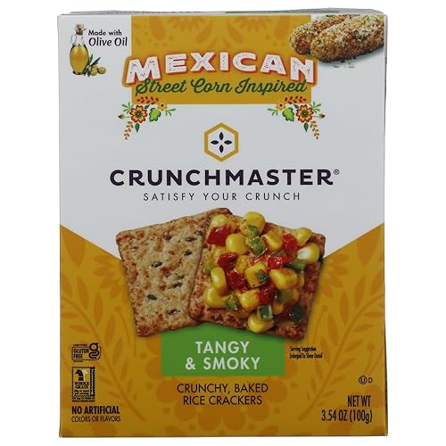 Crunchmaster Mexican Street Corn Crackers, 3.54 OZ