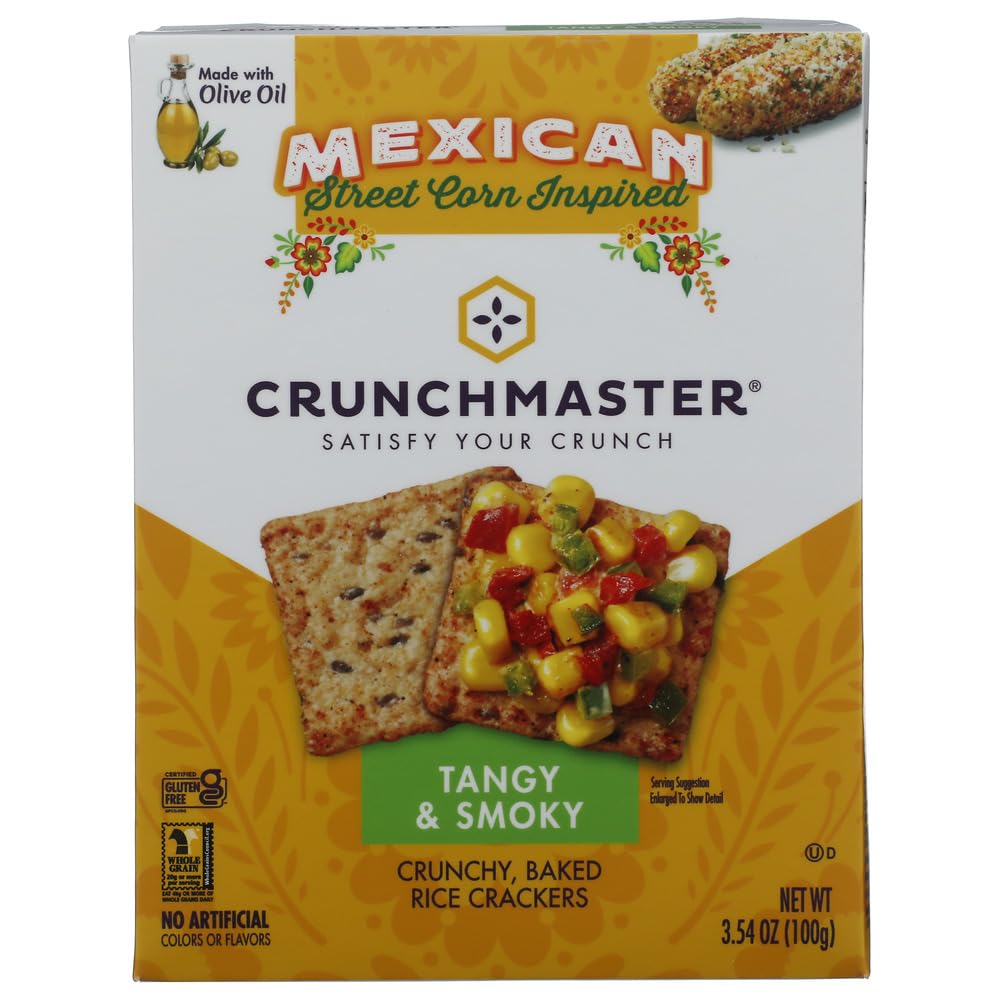 Crunchmaster Mexican Street Corn Crackers, 3.54 OZ