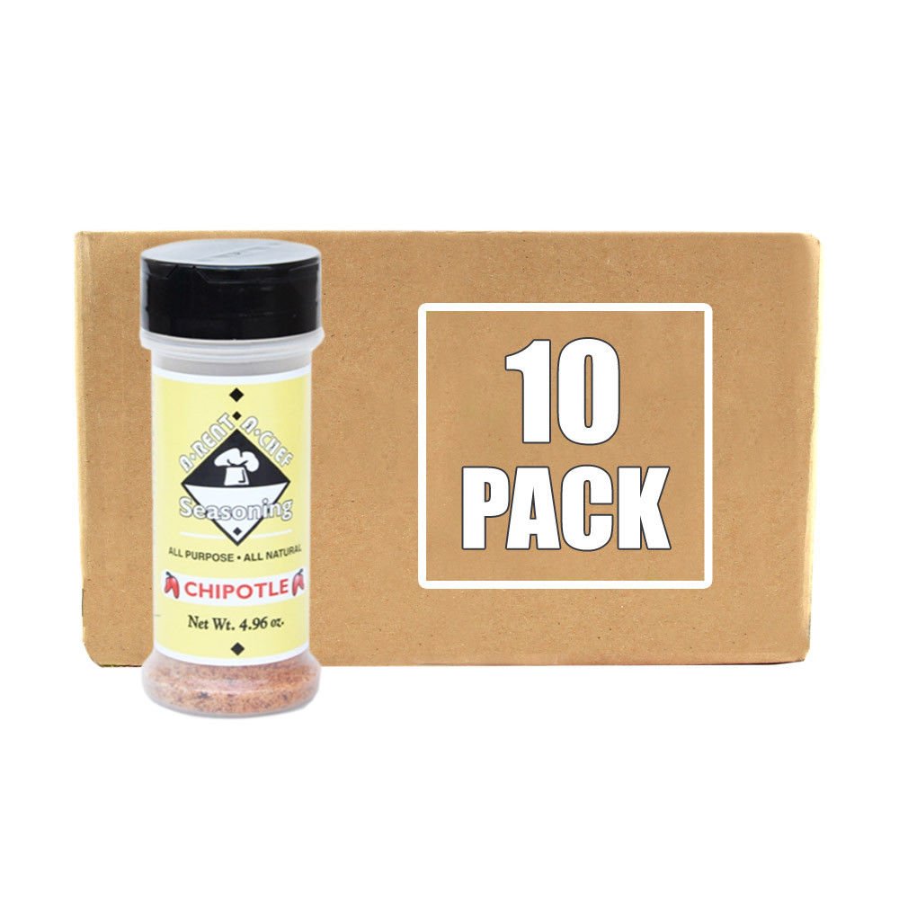 A-Rent-A-Chef - Chipotle Seasoning, 4.96 oz Bottle - 10-Pack
