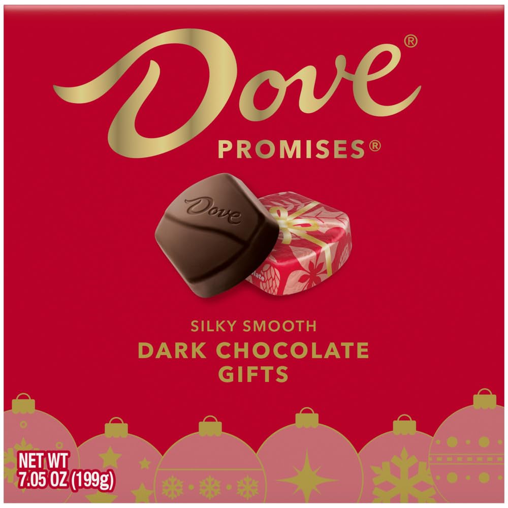 Dove Promises Dark Chocolate Gift Box Christmas Style Guide Expanded 7.05 Ounces