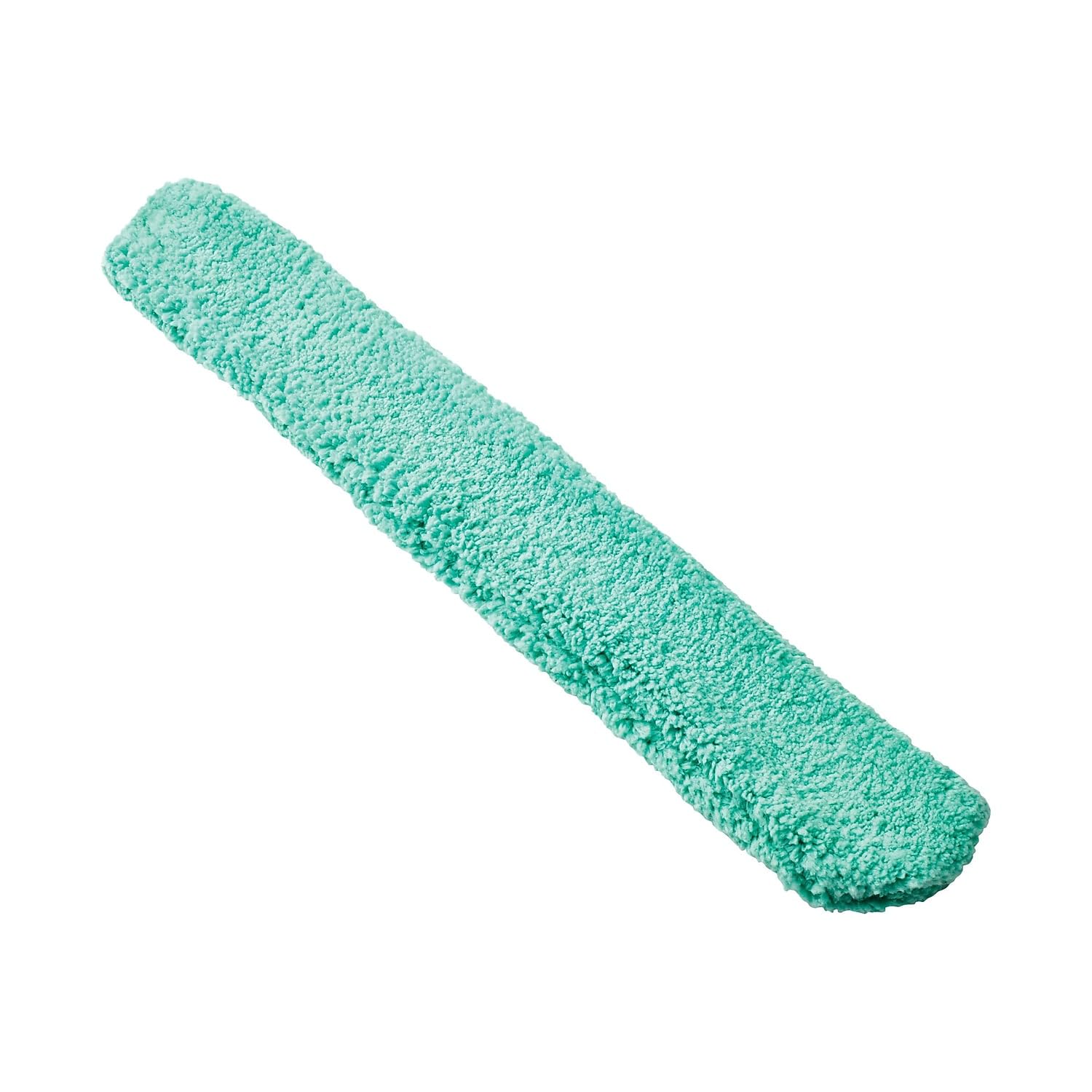Rubbermaid Commercial Products HYGEN Flexible Microfiber Dusting Cover/Sleeve, 20 inch, Green, for Janitorial/Professional Cleaning/Dusting/Wiping