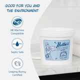 Nellie's Laundry Soda with POW Powder - 250 Loads - Environmentally Conscious Laundry Detergent with Stain-Fighting Active Enzymes - High-Efficiency