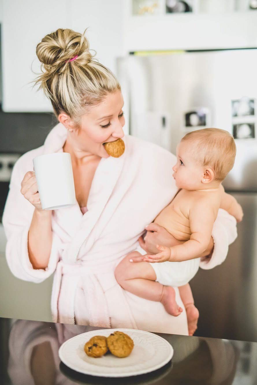 MilkBliss Peanut Butter Chip Soft Baked Lactation Cookies for Breastfeeding, All Natural and GMO Free Lactation Boosting Ingredients! Oats, Flaxseed, Brewers Yeast. 12 Count