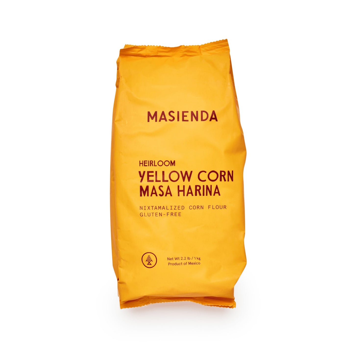 Masienda Heirloom Yellow Corn Masa Harina/Flour 2.2 LB (Pack of 2) - Nixtamalized Corn Flour Perfect for Corn Tortillas, Tamales, Tostadas, Pupusas