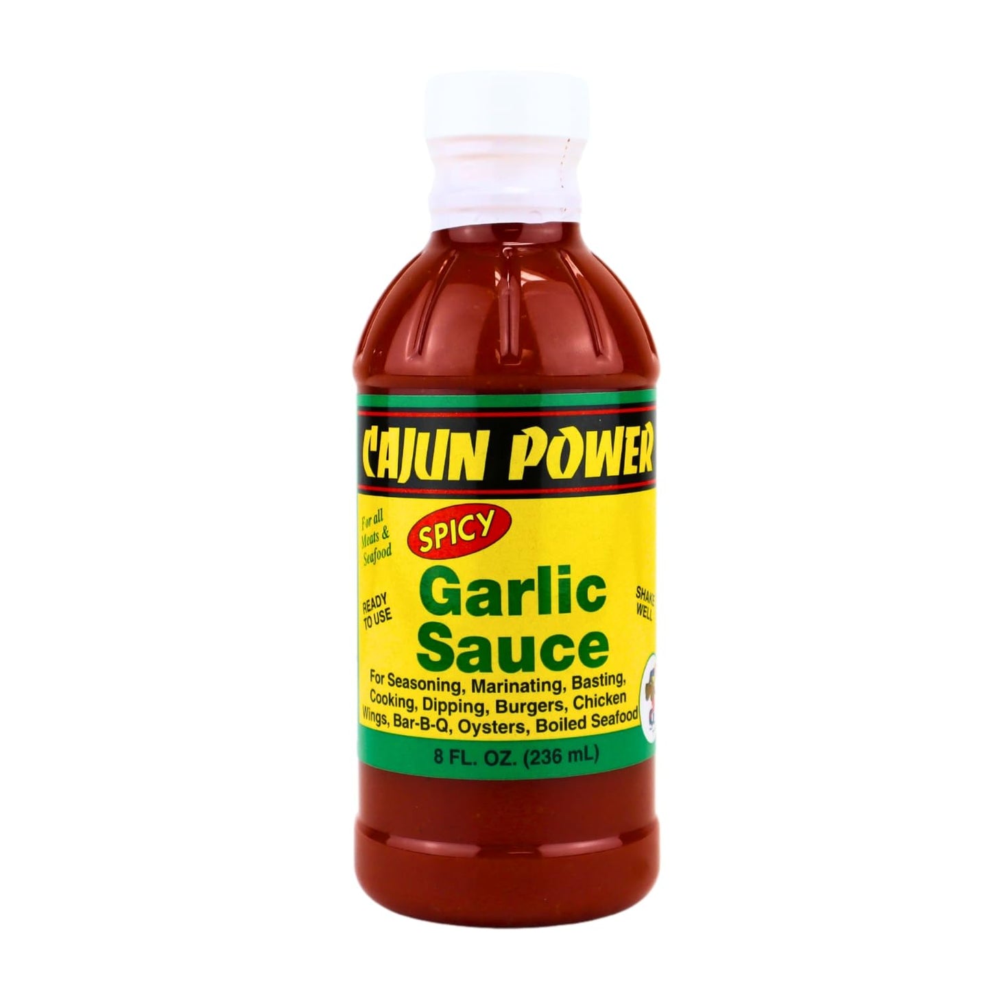 Cajun Power garlic sauce - Authentic Louisiana Flavor, Gourmet Cooking Sauce, Perfect for Cajun Recipes, Marinades, Grilling, and Dipping (1 Pack