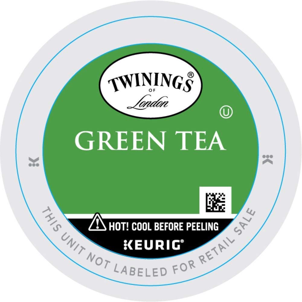 Twinings Green Tea Single Serve Keurig K-Cups, Caffeinated, Smooth Flavor, Enticing Aroma, 24 Count