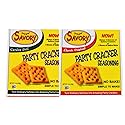 Savory Saltine 2-Pack - 1 Garden Dill, 1 Classic Original plus 2 Large Double Sealed Zip Top Bags