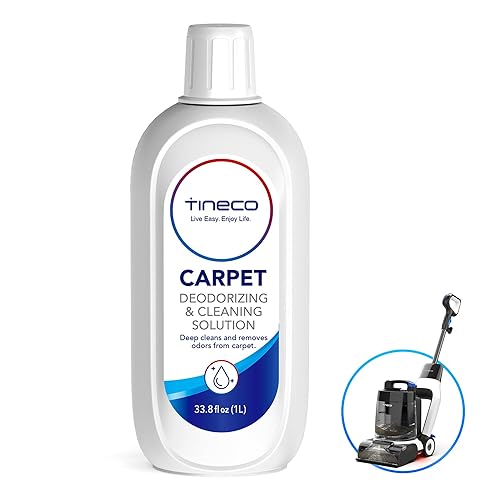 Tineco Carpet Cleaning Solution for CARPET ONE Cruiser, CARPET ONE & Spot Series, 33.8 OZ, NOT for Wet Dry Vacuum, Not for Hard Floors