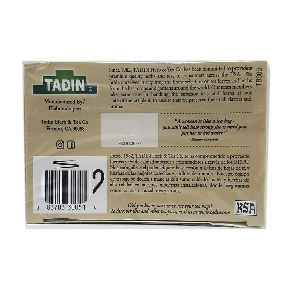 Tadin, Tea Green, 24-Bag (6 Pack)