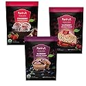 Panfruit Freeze-Dried Organic Fruit Powder Variety Pack - Blueberry, Raspberry & Strawberry - No Sugar Added, Non-GMO - Smoothie & Baking Mix, 3 x 3.5