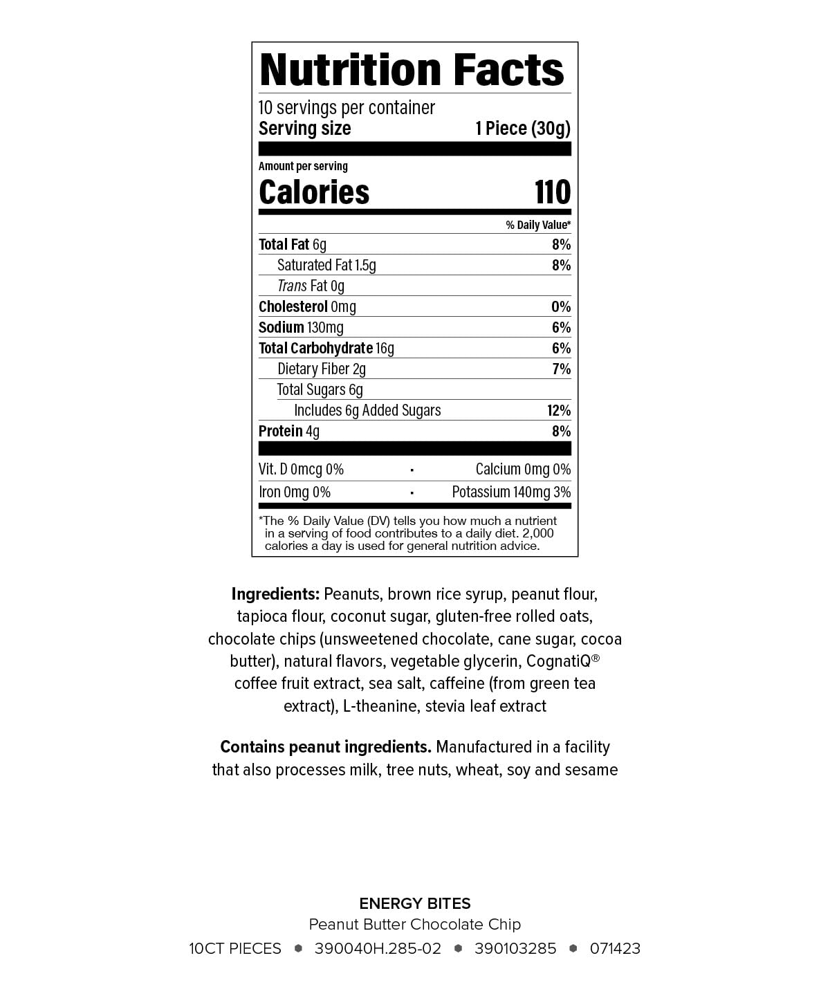 Isagenix Energy Bites - Healthy High-Protein Bars for Energy Support - Gluten-Free & Soy Free - Non-GMO & Vegan - Includes 65 mg of Green Tea Caffeine