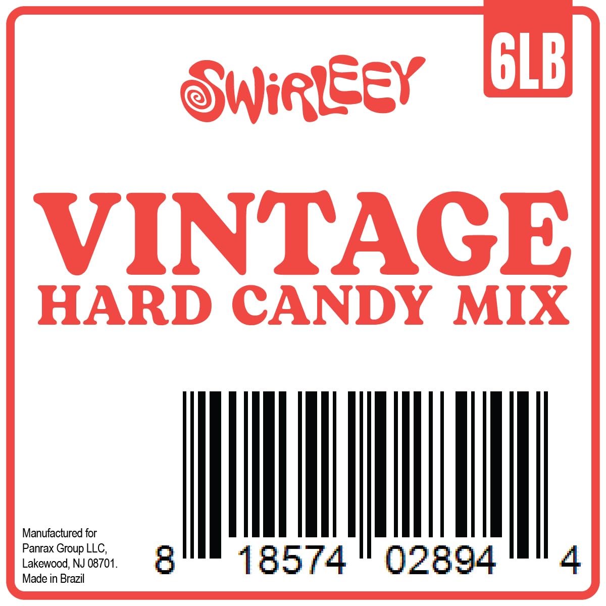 Swirleey Hard Candy Assortment - 6 Pounds - Old Fashioned Hard Candies - Classic Hostess Mix - Sweets for Desk, Offices, Schools, Gifts