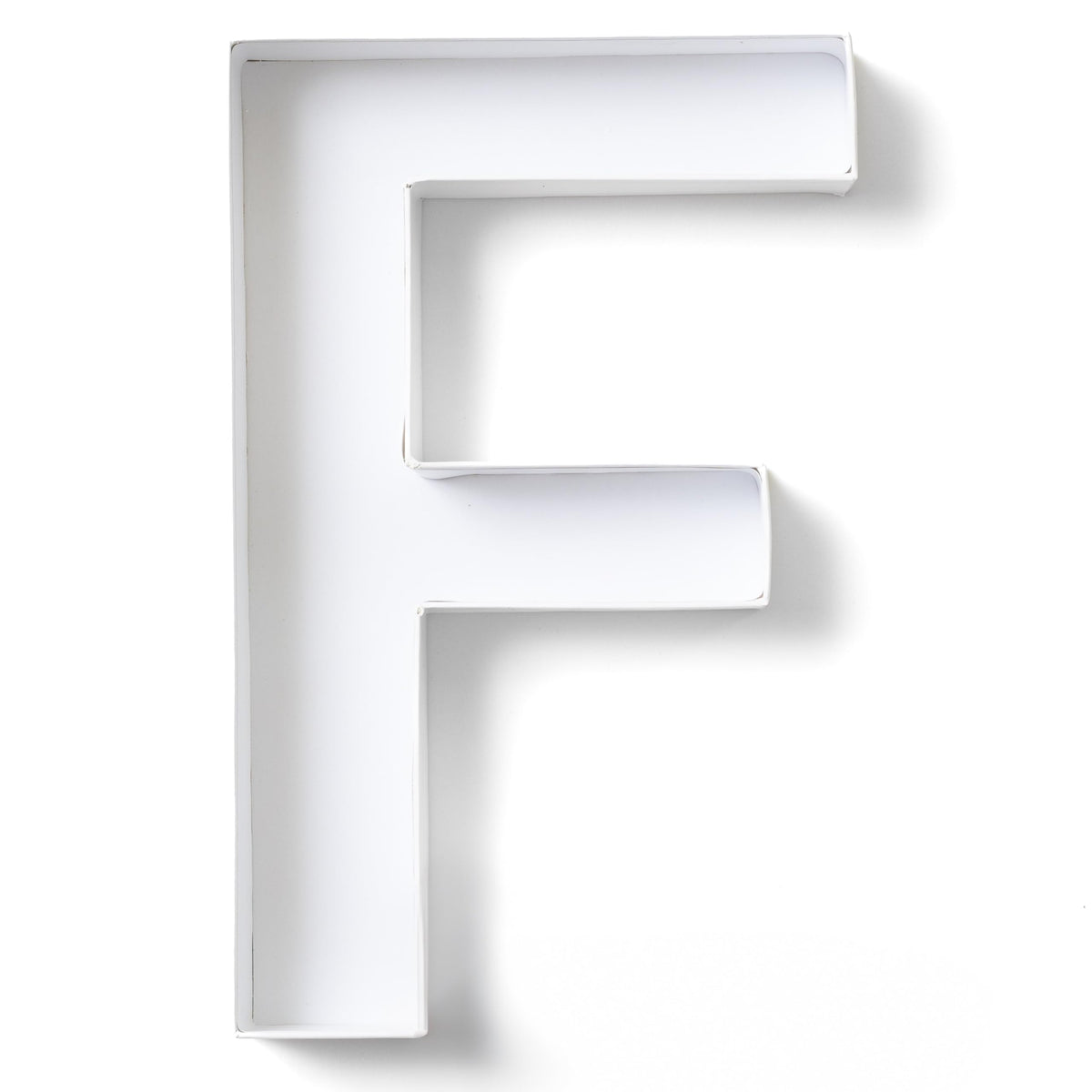 Sisterly Market - Cardboard Numbers and Cardboard Letters Fillable Candy Box, Handmade Marquee Letters for Parties and Milestones, Letter F, 12" L x