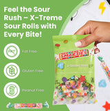 Smarties X-treme Sour Candies - Gluten Free, Peanut Free, Dairy Free Extra Sour Candy - Perfect for Parties, Candy Mixes, & Halloween - Made by US