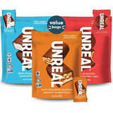 UNREALVariety Pack (3 Bag Sampler) | Less Sugar, Fair Trade, Non-GMO Ingredients with no Corn Syrup or Sugar Alcohols, No Soy