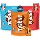 UNREALVariety Pack (3 Bag Sampler) | Less Sugar, Fair Trade, Non-GMO Ingredients with no Corn Syrup or Sugar Alcohols, No Soy