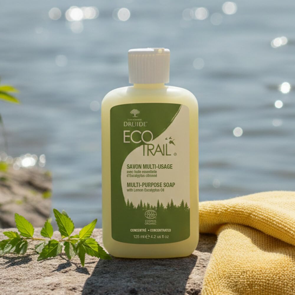 Multi-Purpose Liquid Soap,Ecological Cleaner Care- Body care Soap, Hand Wash Laundry, Dish Soap -Body Wash soap Concentrated Liquid Gel -125 ml (4.2