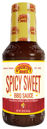 Country Bob's - Spicy Sweet BBQ Sauce - 18 oz (Pack of 1)