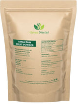 Amla Powder 2 lb(32 Ounces) Processed from Organically Grown Non-GMO Wild Amla Berries | Non-Irradiated | Raw Gluten-Free | No-Preservatives - Green