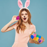 The Dreidel Company 150-Pack Fillable Easter Eggs with Hinge Bulk Colorful Bright Plastic Easter Eggs, Perfect for Easter Egg Hunt, Suprise Egg