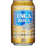Inca Kola, The Golden Kola Soda, Carbonated Beverage Drink, 12oz Can (Pack of 15, Total of 180 Fl Oz)