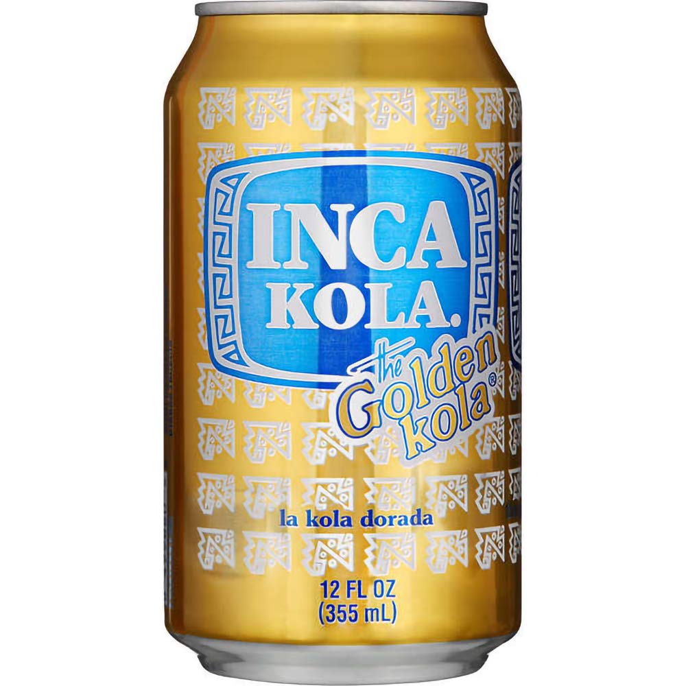 Inca Kola, The Golden Kola Soda, Carbonated Beverage Drink, 12oz Can (Pack of 15, Total of 180 Fl Oz)