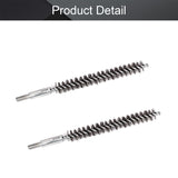 Utoolmart Stainless Steel Wire Tube Cleaning Brush, Round Chimney Cleaning Brush, M6 Threaded Interface Cleaning Brush, 12mm Diameter 160mm Length