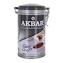 Akbar Brothers Ceylon Loose Medium Leaf Earl Grey Tea - Black Tea with Bergamot - 225g / 7.94oz in Metal Tin Can