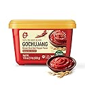 Gochujang - Premium Korean Red Chili Paste [ Medium | 1.1 lb (500g) ] - 0 Fat/ 0 Cholesterol / (40 Calories/Serving) | Spicy & Sweet Savory Fermented
