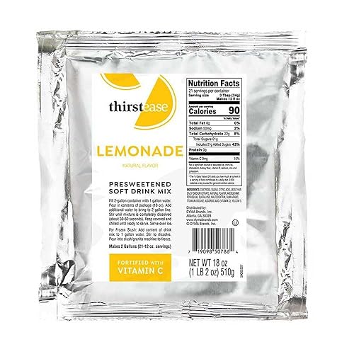 Thirst Ease Lemonade Drink Mix, 18 Ounce - 12 per case.