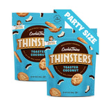 Thinsters Cookie Thins Cookies, Toasted Coconut, 16oz (Pack Of 2), Non-GMO, Peanut Free, No Corn Syrup, Crunchy Cookies, No Artificial Flavors