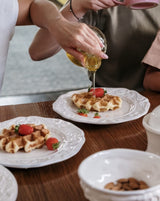 Authentic Imported Pearl Sugar Belgian Waffles (Traditional, [6x] 55g Waffles)