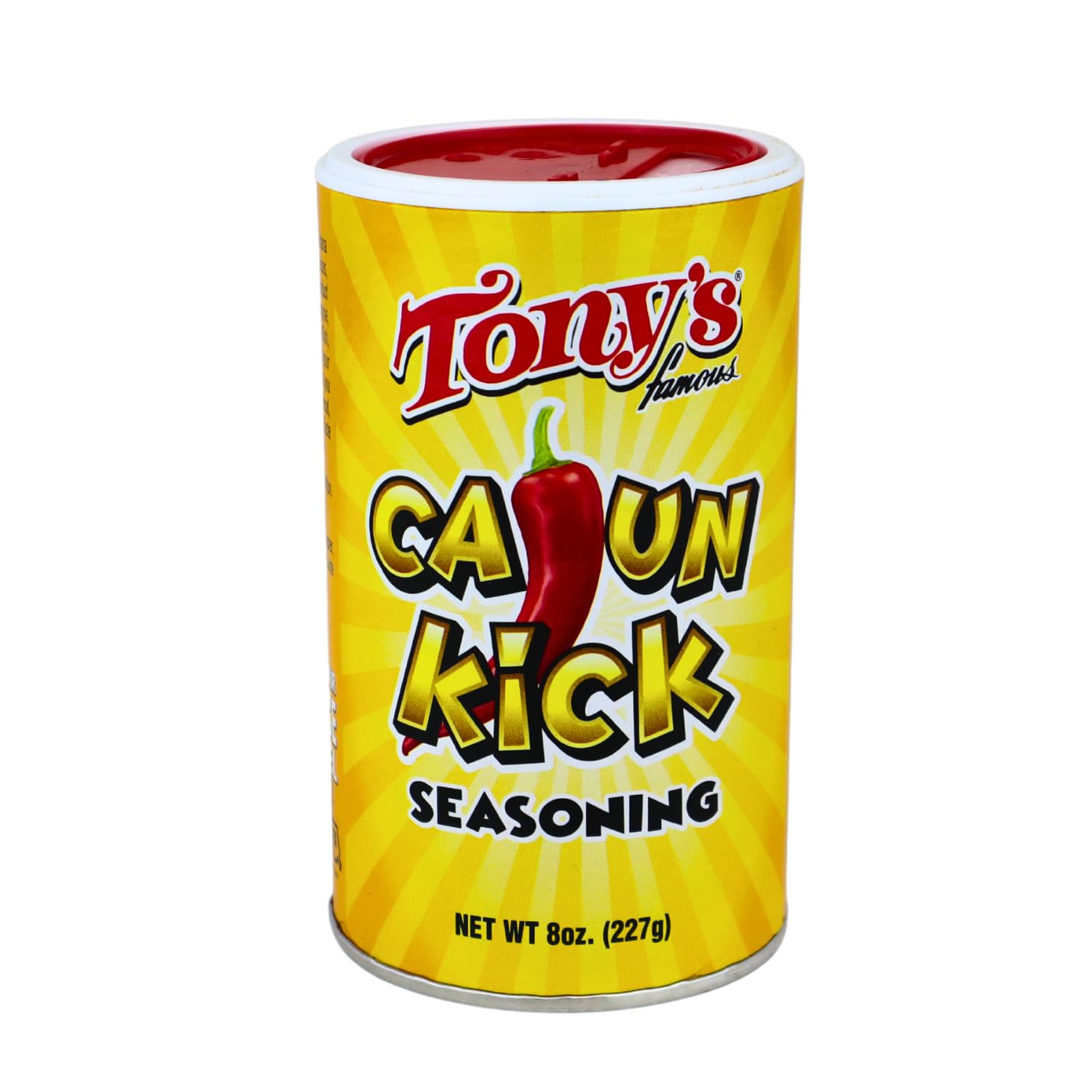 Tony's Cajun Kick Seasoning Creole and Cajun Seasoning Canisters (2 Pack, Cajun Kick)