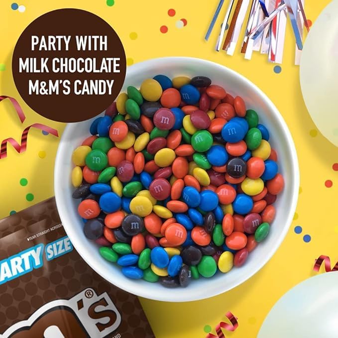 Candykrave M&M Milk Chocolate Candy Individually Wrapped - (1lb- 30 Counts), Fun Size Bulk candy, mini Chocolate candy for adults, Perfect