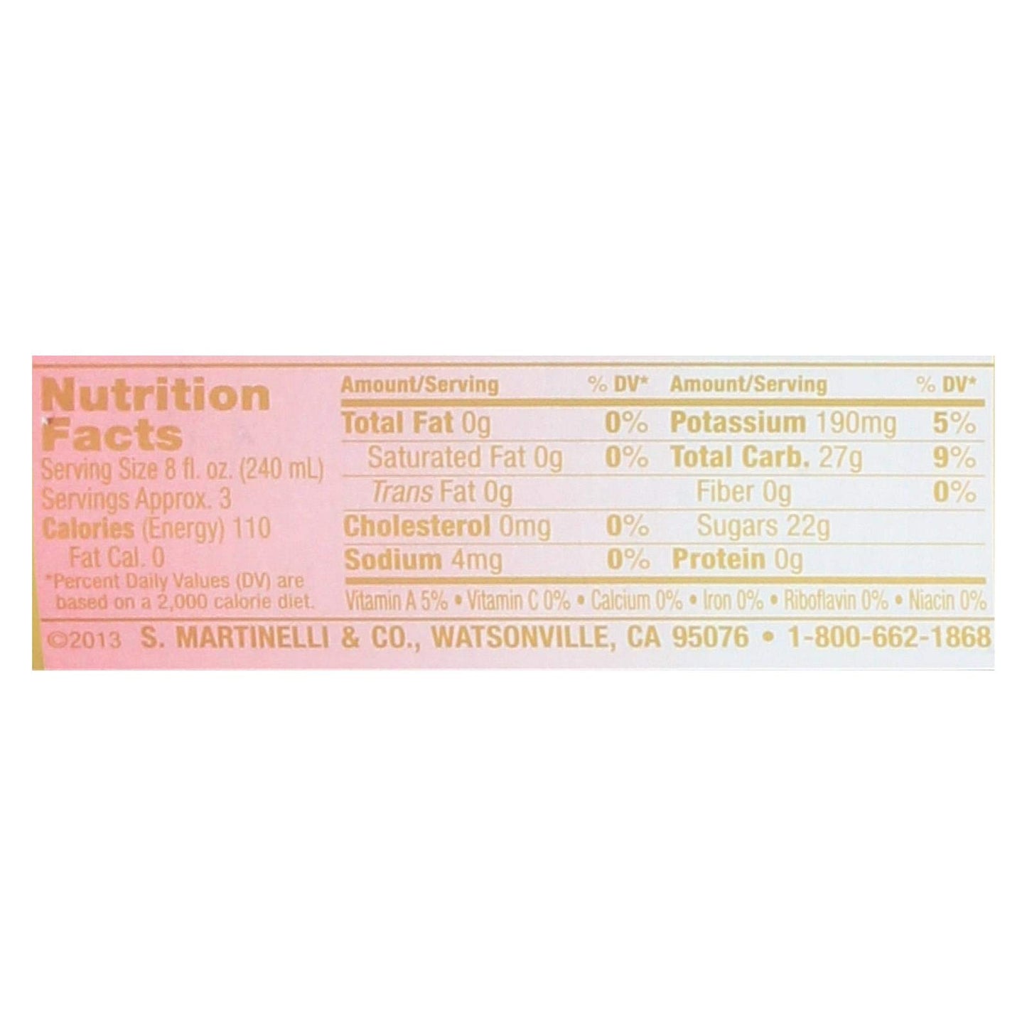 Martinelli's Apple Cranberry 25.4 oz (Pack of 12)