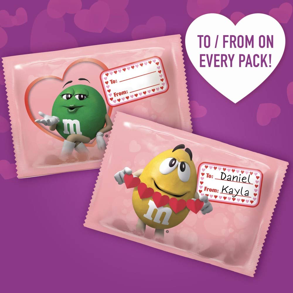 M&M'S Milk Chocolate Fun Size Valentine Chocolate Candy, 12.13 oz Bag