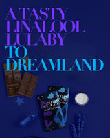 Sleepy Chocolate Bar - Premium Dark Chocolate with Chamomile, Passionflower & Melatonin for Restful Sleep, Vegan & Gluten-Free (1.5 oz (3) serving