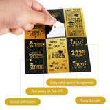 Graduation Party Candy Stickers, 120PCS Class of 2025 Candy Wrappers Chocolate Sticker for Graduations Party Favors